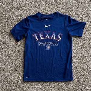 Nike Kids Navy Texas Rangers Baseball Tee